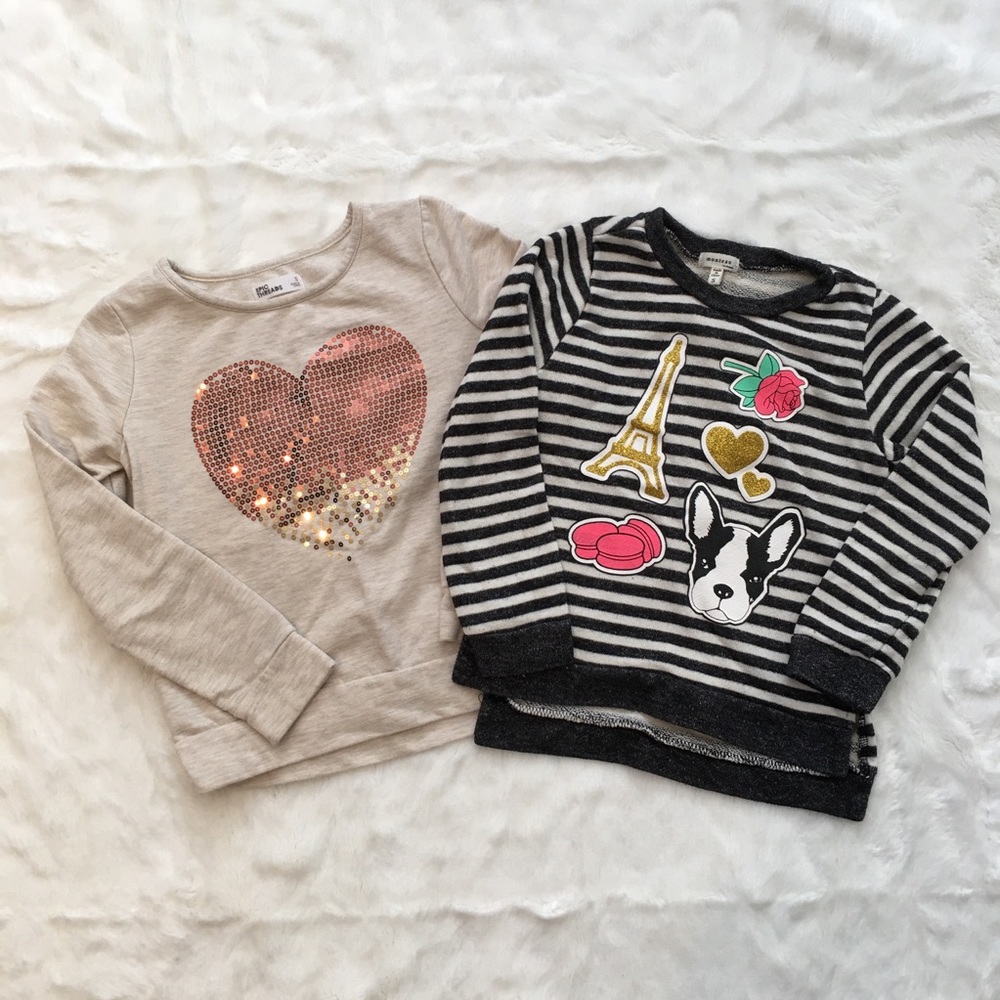 Girls Long Sleeved Sweaters